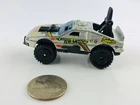 VINTAGE Hot Wheels Armored Car Mattel Silver Vehicle Diecast 1:64 Toy 80s 1988