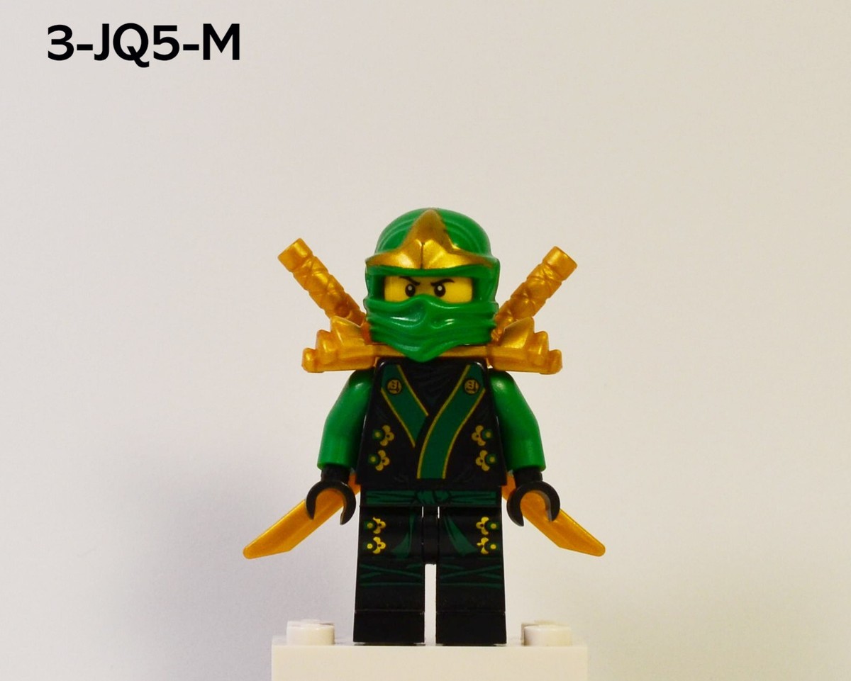 Lego Ninjago Lloyd Minifigure The Final Battle w/ Katanas Lego Ninjago Lloyd Minifigure The Final Battle w/ Katanas