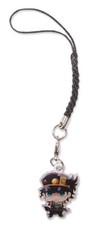  NEW JoJo's Bizarre Adventure: Chibi Jotaro Kujo Metal Cell Phone Charm