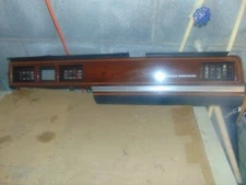 88 89 90 91 Mercury Grand Marquis PASSENGER Dash Bezel WOOD GRAIN AND DARK BLUE