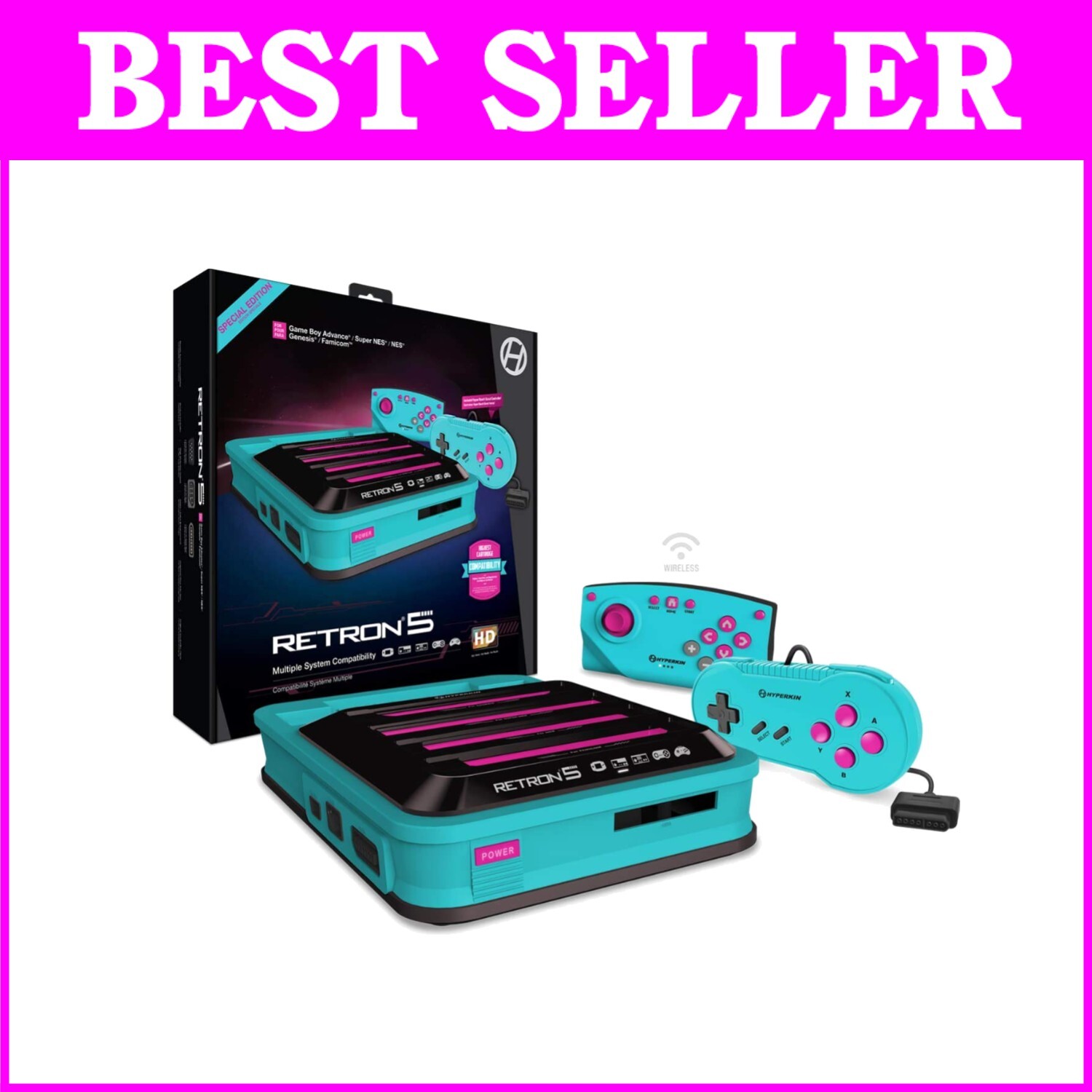 Retro Gaming Reimagined: RetroN HD Console Compatible with