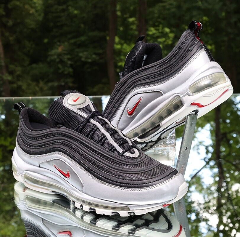 Nike Air Max 97 QS B-Sides Metallic Silver Men's Size 13 Nike Air Max 97 QS B-Sides Metallic Silver Men's Size 13