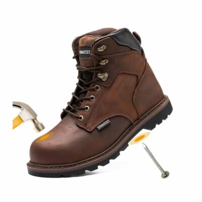 Kelodon Waterproof Steel Toe Boots For Men 6 Inch Comfortable | Desertcart