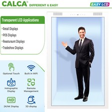 86" Holographic Cabin Display LCD Transparent Showcase/3D Holography Box