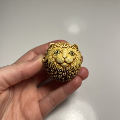 Harmony Kingdom Rosie the Cat Roly Poly Trinket Box by Adam Binder made in UK