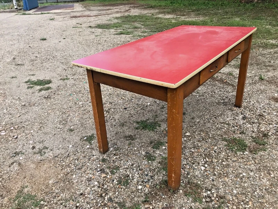 TAVOLO DECO' CON PIANO IN FORMICA - Immagine 2 di 4