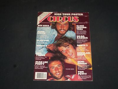 1978 FEBRUARY 2 CIRCUS MAGAZINE - THE BEE GEES COVER - PHOTOS - SP 7613