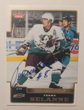 2006-07 Fleer Teemu Selanne Certified Auto AW Authentic B26395 #3