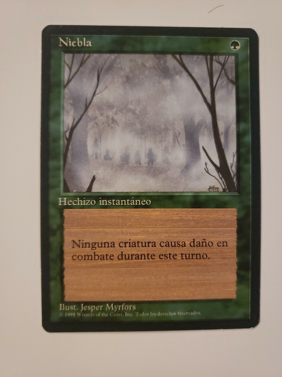 Fog Foreign FBB Spanish Español Very Light Play VLP MTG Magic the