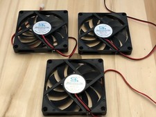 3 Piece 8010s Gdstime 24V 2pin 80x80x10mm DC Cooling Fan large brushless C8