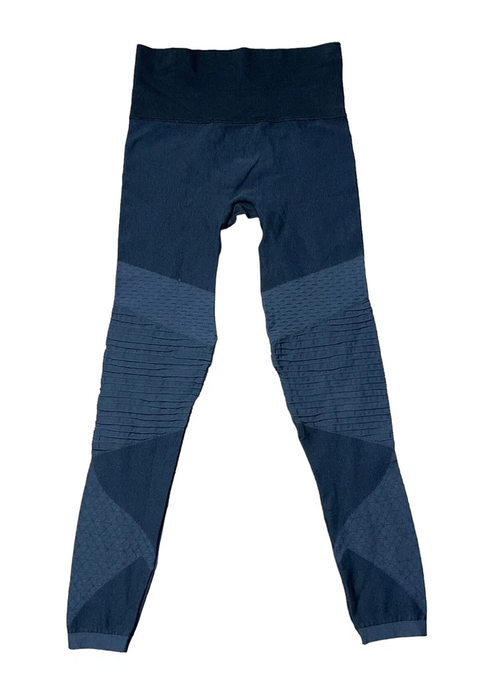 Леггинсы Spanx средние Look At Me Now бесшовные Moto черные серые с высоким подъемом женские - Изображение 2 из 4