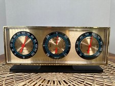 Vintage Barometer Thomspon Springfield Instrument Co Weather Gauge- USA