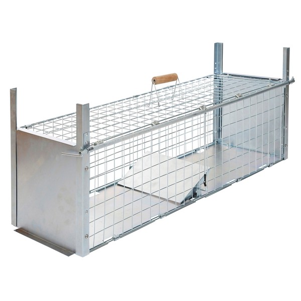 Lebendfalle Kastenfalle Drahtkastenfalle Tierfalle Marder Maus Ratten Falle-image