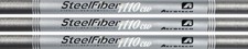  Set of 3 Aerotech SteelFiber i110 Stiff Flex .355 Taper Tip Wedge Shafts - NEW