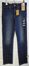 NWT Authentic Womens Levi's 314 Shaping Straight Jeans Zealous Blue Size 28x32
