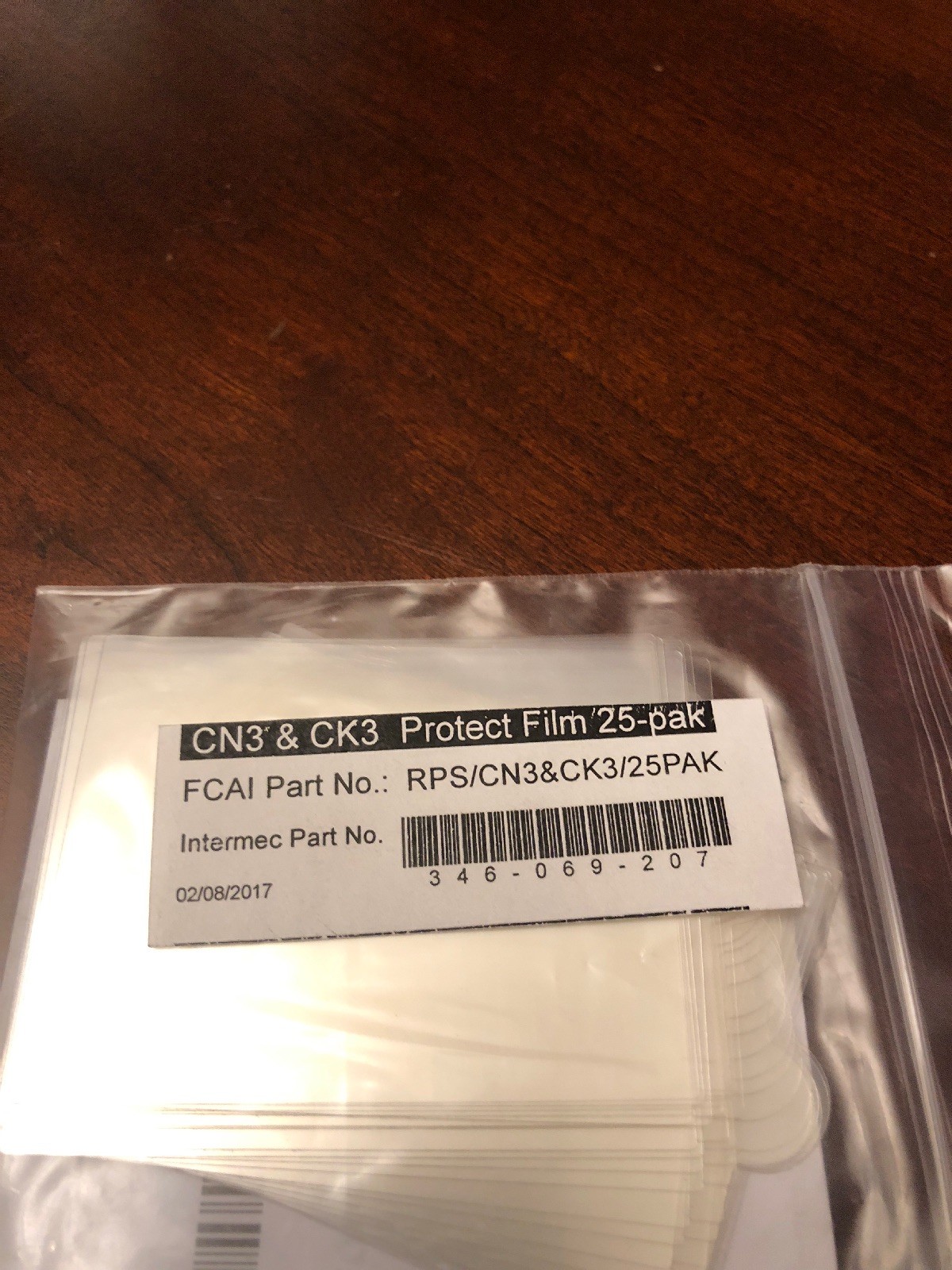New Intermec CN3 CK3 CK3X Screen Protector Film 25-Pack 346-069-207 | eBay
