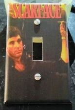 Custom Handmade Scarface - Style#2 - Light Switch Covers Various Styles