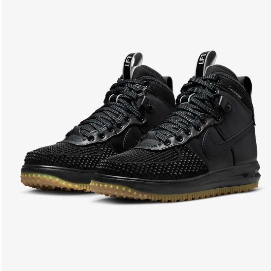 Nike Lunar Force 1 Duckboot Shoes 'Black Gum' (805899-003