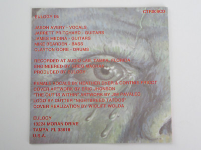 EULOGY The Essence CD 1993 MEGA RARE DEATH ORIGINAL 1st PRESSING