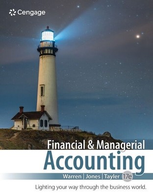 Financial & Managerial Accounting by Carl Warren, Jefferson J... - 9798214040288