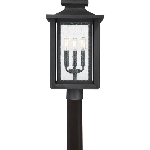 Quoizel WKF9011 Wakefield 3 Light 19" Tall Outdoor Single Head - Black - Picture 10 of 12