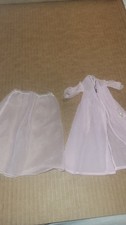 Vintage Barbie Nighty Negligee 1959 965 Pink Nightgown  Peignoir Robe Set