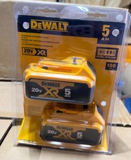 DCB205 DEWALT 20V MAX 5.0Ah Lithium-Ion Battery DCB205-2 Pack 