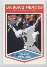 2004 Fleer Platinum Unsung Heroes Jason Phillips #172 0q3