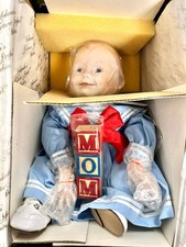 Yolanda's Picture Perfect Babies, Porcelain Doll "Amanda", In Box w/ Accessories