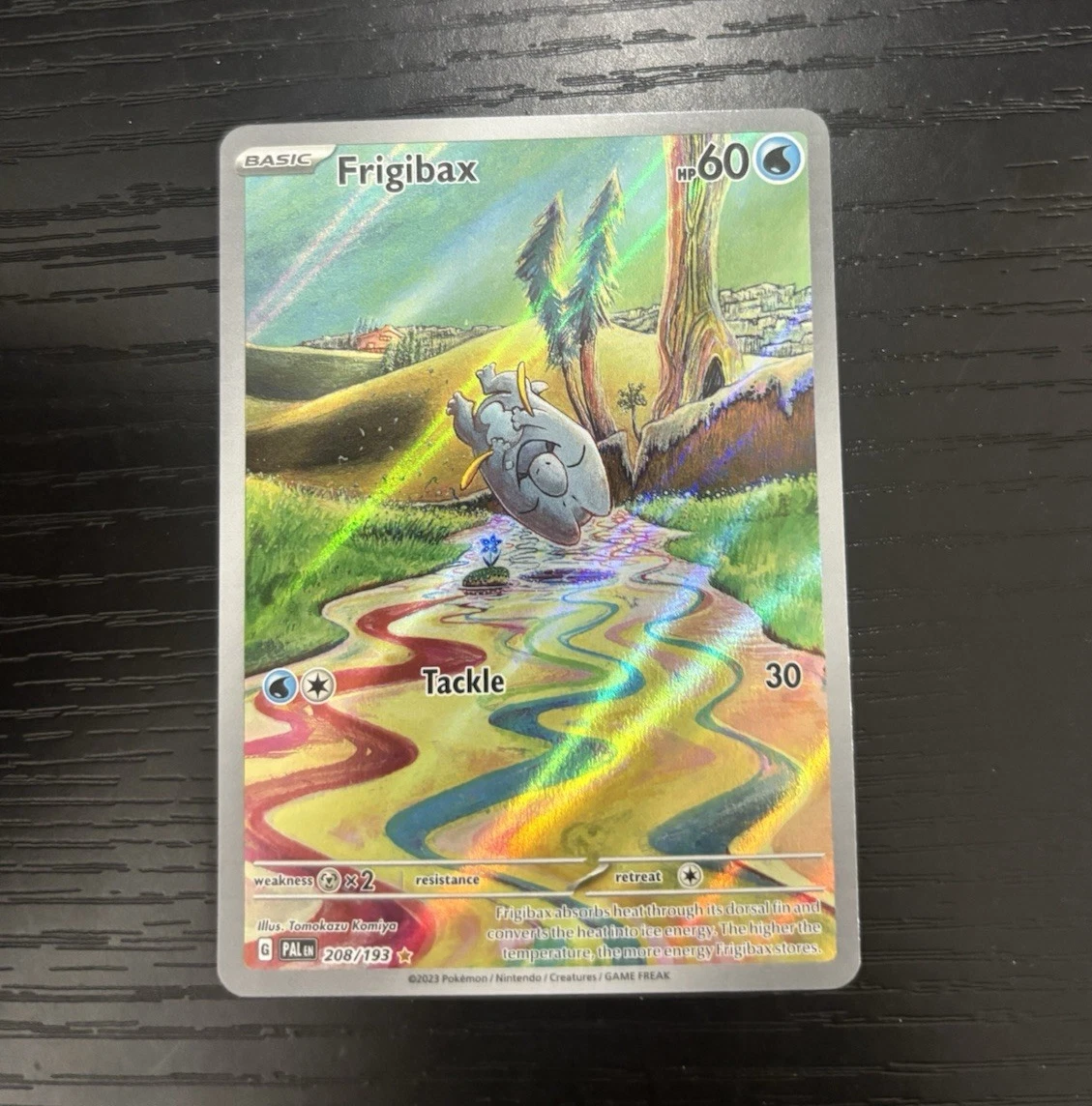 Pokemon TCG Frigibax 208/193 Paldea Evolved Illustration Rare Full Art Holo