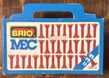 Brio 34614 Mac Set Of 34 Plastic Connectors In Original Box From 1994
