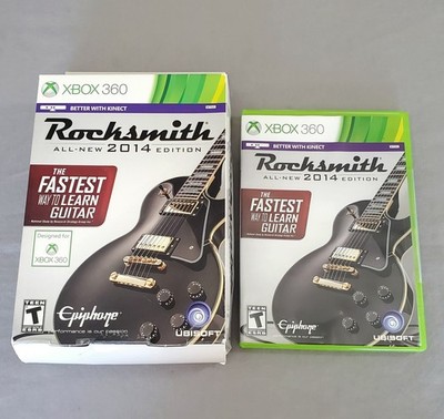 Rocksmith 2014 Edition Microsoft Xbox 360 With Real Tone Cable & Game New Sealed