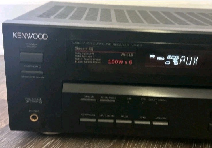 2002 Kenwood VR-615 5.1 Surround A/V Receiver Tested Works - No