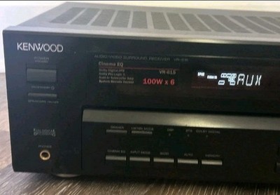 2002 Kenwood VR-615 5.1 Surround A/V Receiver Tested Works - No