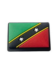 Saint Kitts Flag Shoe Charm