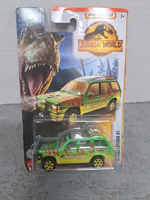 2022 Matchbox Jurassic World Dominion '93 Ford Explorer #5 GREEN NEW