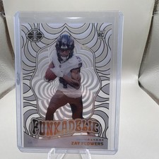 Panini 2023 Illusions Funkadelic Rookie Zay Flowers Ravens #20 Football Card