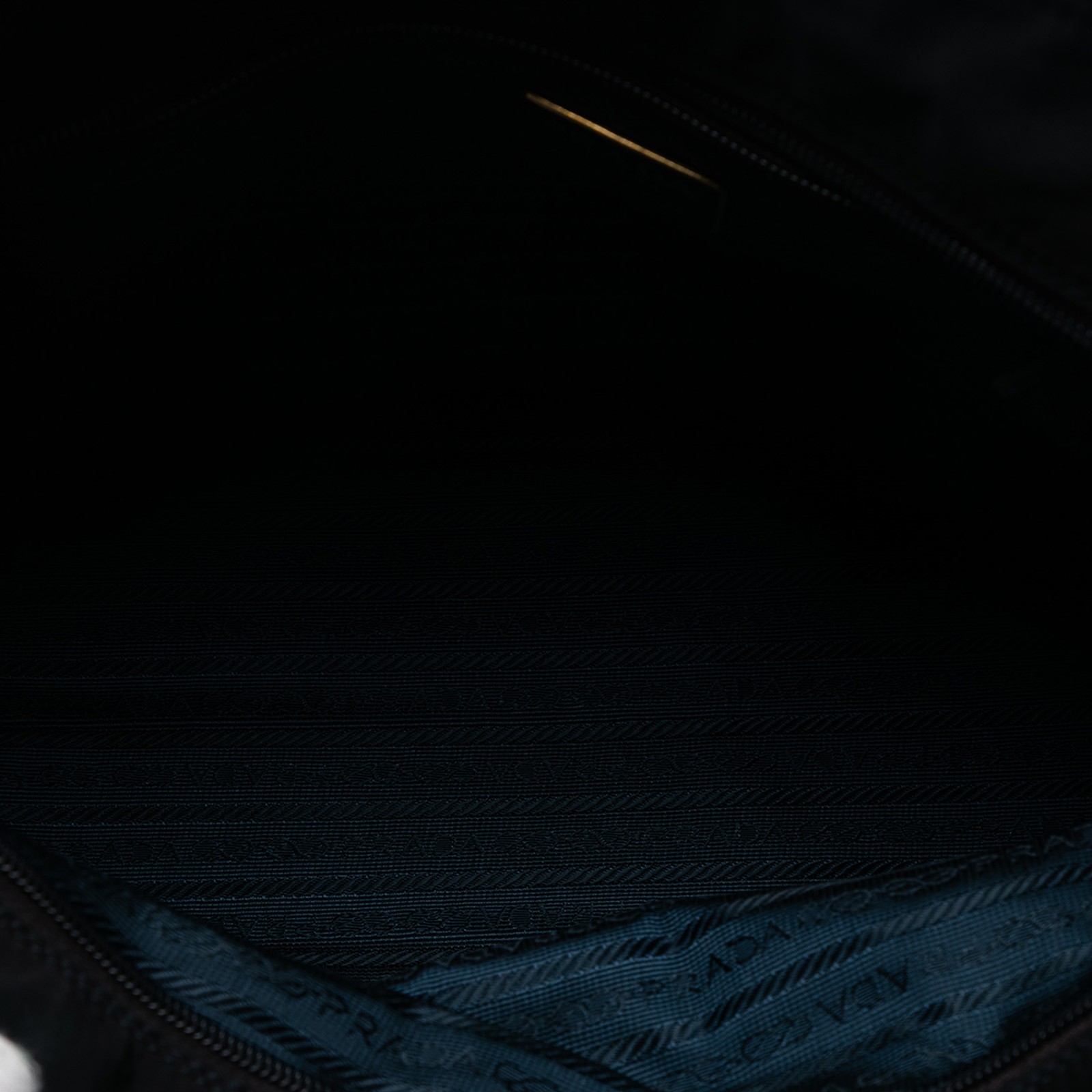 Authenticated Prada Tessuto Metal Handle Bag Black Nylon Fabric Handbag thumbnail 4