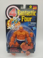 Hasbro Marvel Legends Series Retro Card Fantastic Four The Thing Figure New