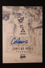 Carlton Davis, Auburn Tigers, Rookie Auto, #207/249-2018 Panini Luminance, Mint