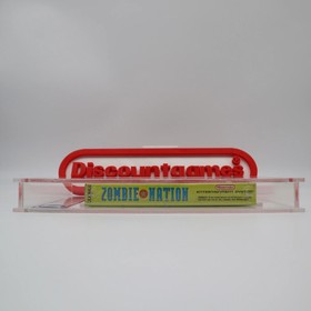 NES Nintendo ZOMBIE NATION - GRADED 9.0 A & 85! NEW & Factory Sealed +H-Seam!