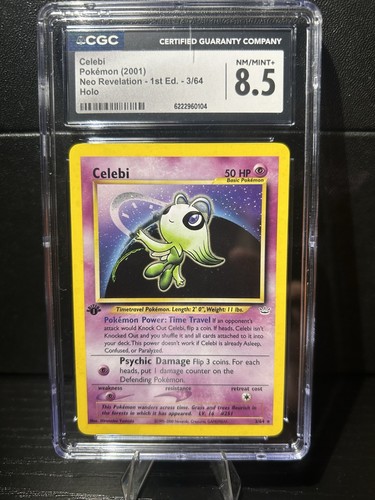 Celebi (1st Edition) graded CGC 8.5 for sale on eBay