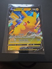 Pokemon Pikachu v Jumbo Card SWSH Black Star Promo SWSH061