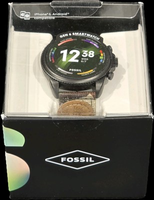 $249- Fossil FTW4063V Gen 6 44mm SS Touchscreen Smart Watch- Open Box