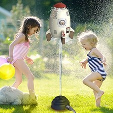 Rocket Launcher Toys Outdoor Rocket Water Pressure Lift Sprinkler Toy Fun ZIPK