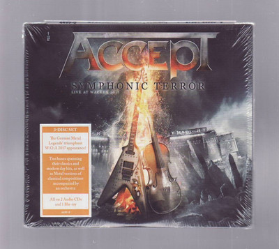 (CD) ACCEPT - Symphonic Terror - Live At Wacken 2017 / 2 CD + Blu-ray / NEW