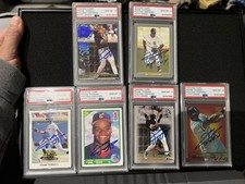 Frank Thomas Autographed Lot Of 6 Cards. All Psa Gem Mint 10