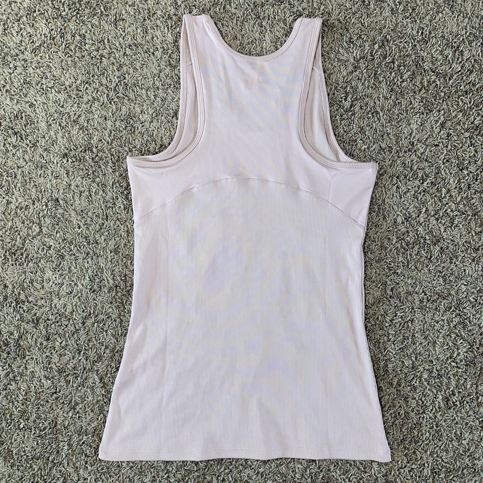 Camiseta sin mangas Under Armour Victory grande rosa acanalada ajustada espalda deportiva Heatgear nueva con etiquetas Foto 4 de 4