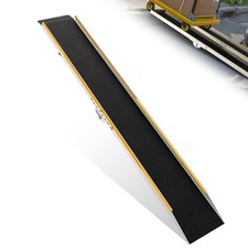 71" Aluminum Shed Ramp 6' Folding Loading Ramp for Motorcycle E-Bike Dirt Bike