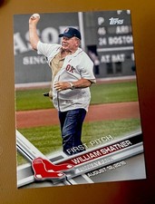 Topps 2017 First Pitch William Shatner FP-1 Boston Red Sox Baseball Card